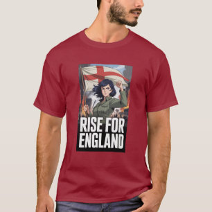 T-shirt Chemise du drapeau patriotique St George UK Anglet