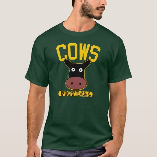 T-shirt Chemise du football de vaches (Devant)