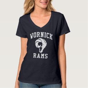 T-shirt Chemise du football des femmes - logo sportif