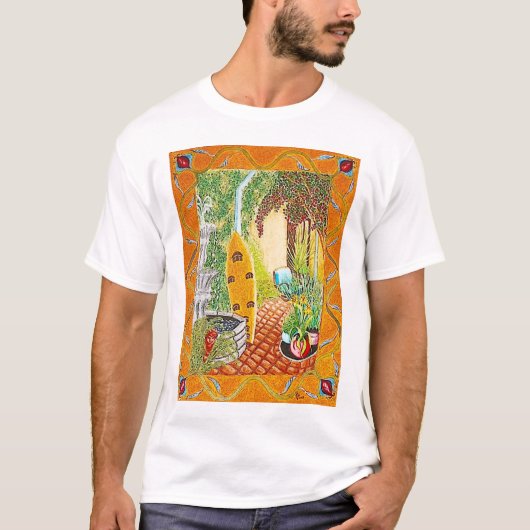 T-shirt Chemise du jardin du surfer (Devant)