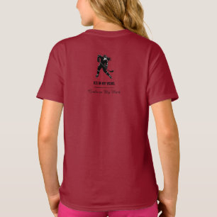 T-shirt Chemise du joueur de hockey - Bold & Dynamic Ice H