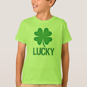 T-shirt Chemise du jour de St Patrick chanceux de l'enfant
