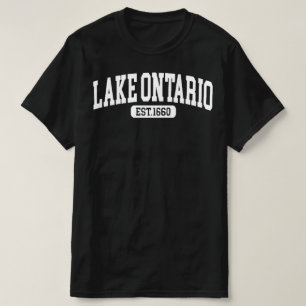 T-shirt Chemise du lac Ontario Lac Ontario Établie en 1660