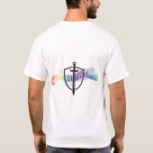 T-shirt Chemise du logo arc-en-ciel DTP (Dos)