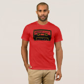 T-shirt Chemise du logo rouge pour hommes (Devant entier)