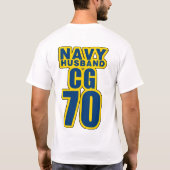 T-shirt Chemise du mari CG. 70 de marine (Dos)