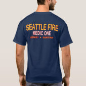 T-shirt Chemise du médecin un du feu de Seattle (Dos)
