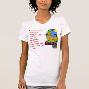 T-shirt Chemise du Mississippi - coutume avec l'élection