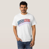 T-shirt Chemise du Missouri RWBcaps (Devant entier)
