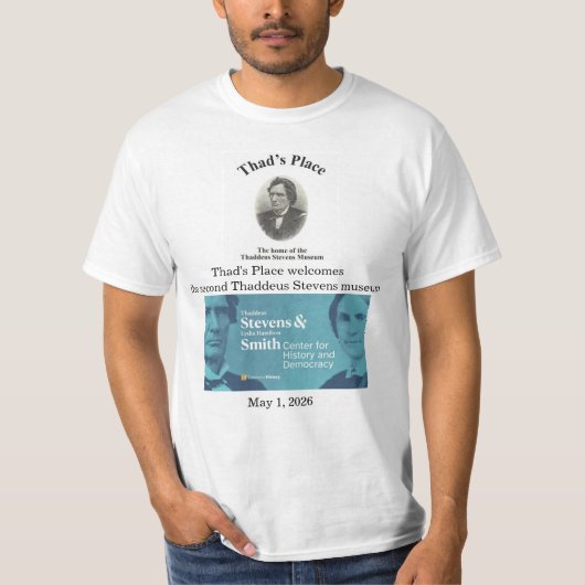T-shirt Chemise du Musée Thaddeus Stevens (Devant)
