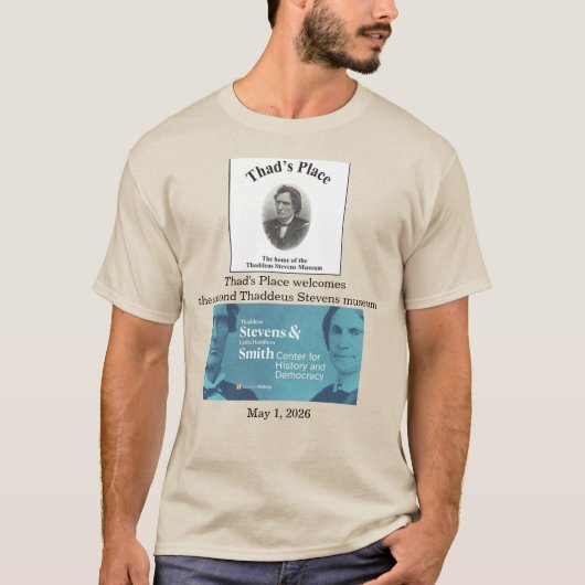 T-shirt Chemise du Musée Thaddeus Stevens (Devant)