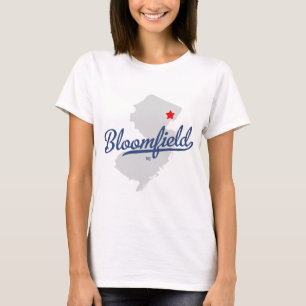 T-shirt Chemise du New Jersey NJ de Bloomfield