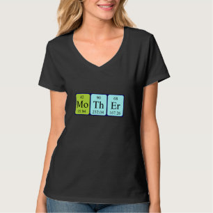 T-shirt Chemise du nom de la table mère périodique