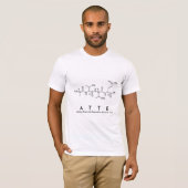 T-shirt Chemise du nom du peptide Atte (Devant entier)