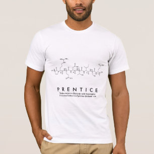 T-shirt Chemise du nom du peptide Prentice