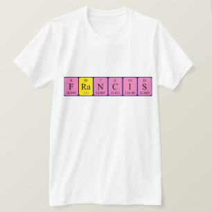 T-shirt Chemise du nom périodique Francis