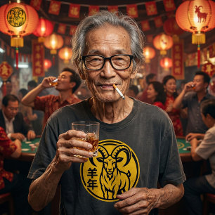 T-shirt Chemise du Nouvel An chinois 2027 Année de la Chèv