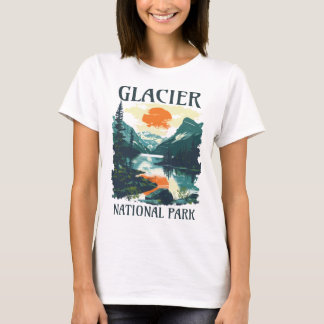 T-shirt Chemise du parc national des Glaciers, Chemise des