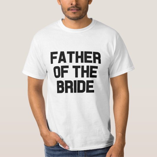 T-shirt Chemise du père de la mariée (Devant)
