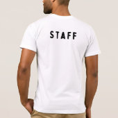 T-shirt Chemise du personnel Floral Footnotes (Dos)