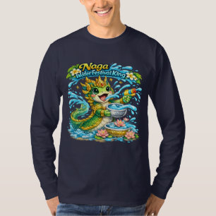 T-shirt Chemise du roi Naga du festival de l'eau Pi Mai La