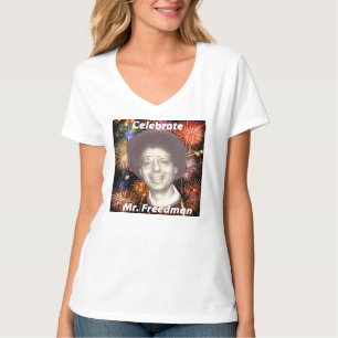 T-shirt Chemise du V-cou de Hane