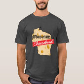 T-shirt Chemise du Wisconsin Cheesehead (Devant)