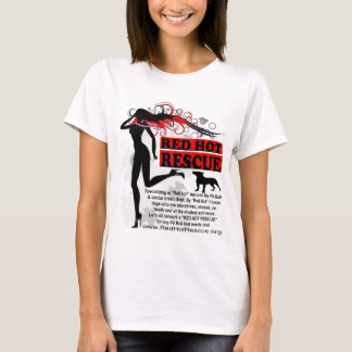 T-shirt Chemise d'un rouge ardent Desgin - grand logo de