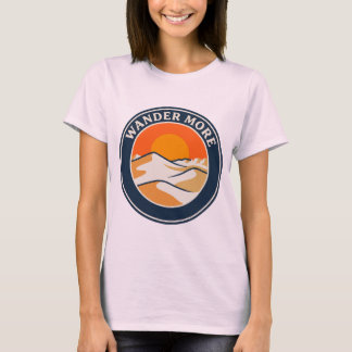 T-shirt Chemise Dunes de Sable du Désert Errer Plus Couche