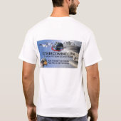 T-shirt chemise d'uniforme d'USAirCombat.com (Dos)