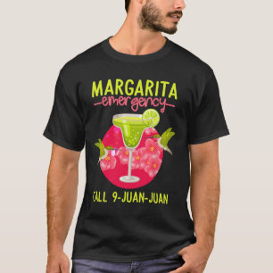 T-shirt Chemise d'urgence Margarita Fiesta mexicaine drôle