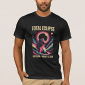 T-shirt Chemise Eclipse Solaire Barcelone 2026 (Devant)