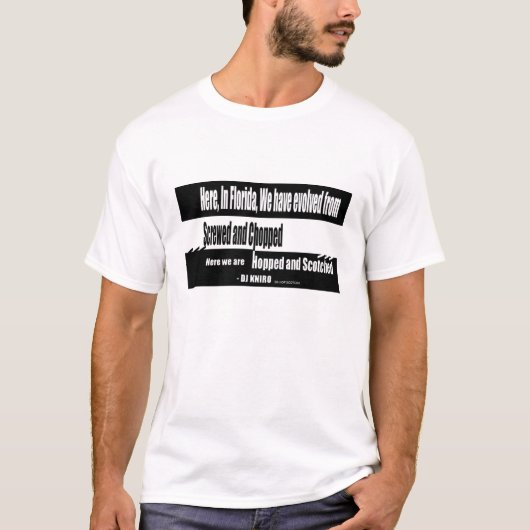 T-shirt Chemise écossaise d'houblon (Devant)