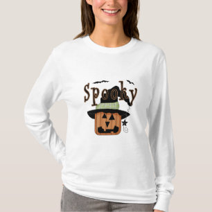 T-shirt Chemise éffrayante à manches longues Jack-O-Lanter