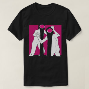 T-shirt Chemise effrayante de Fluance de combat déplaisan