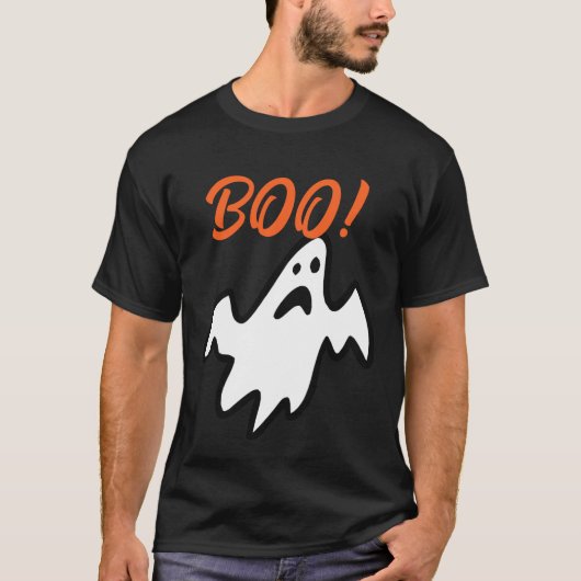 T-shirt Chemise éffrayante Halloween Ghost - Costume Boo T (Devant)