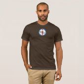 T-shirt Chemise effrayée de Scriptless Improv Cockpilot ! (Devant entier)
