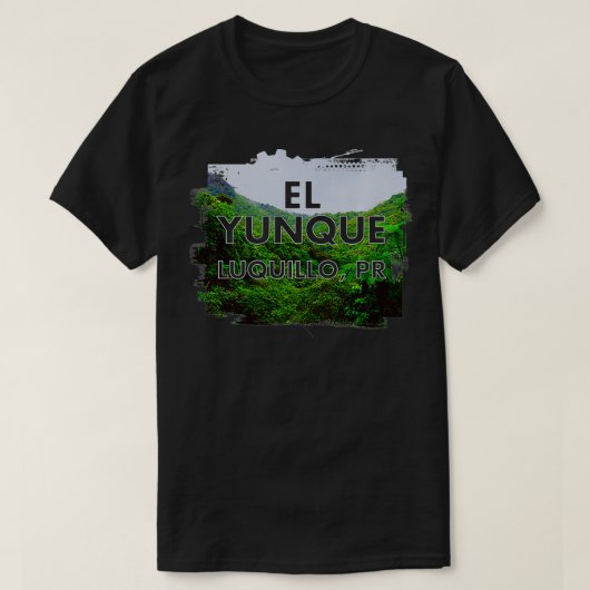 T-shirt Chemise el yunque Porto Rico US Forêt nationale de (Design devant)
