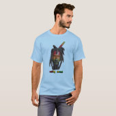 T-shirt Chemise élégante de Rastafari de crainte (Devant entier)