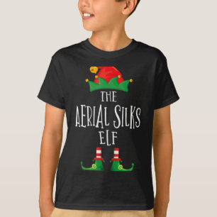T-shirt Chemise Elf en Soie Aérienne Pyjama Famille Assort