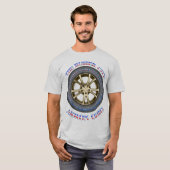 T-shirt Chemise en caoutchouc de ville d'Akron. (Devant entier)