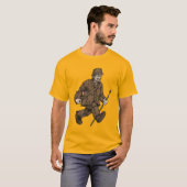 T-shirt Chemise en cuir Harriers Cravate-Dye (Devant entier)