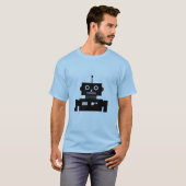T-shirt Chemise en forme de robot rétro (Devant entier)