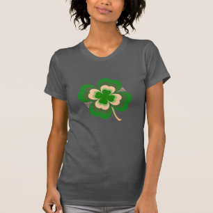 T-shirt Chemise en Jour de la Saint Patrick féminin Shamro