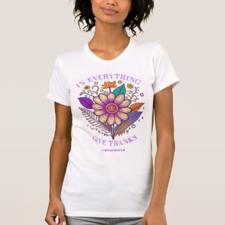 T-shirt Chemise En Tout Remercier