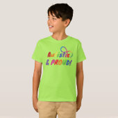 T-shirt Chemise enfant de la Fierté autistique (Devant entier)
