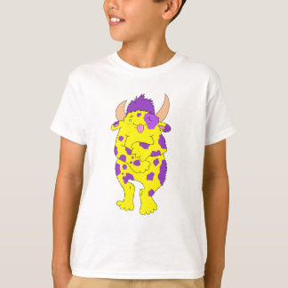T-shirt Chemise Enfant Monstre Flou Tacheté