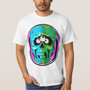 T-shirt chemise engourdie de crâne