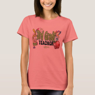 T-shirt Chemise enseignante de 3e année