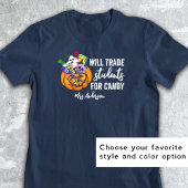 T-shirt Chemise enseignante d'Halloween : Étudiants commer